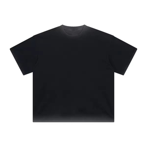 Camiseta Larga Vintage con Lavado Ácido al por Mayor para Hombre, 100% Algodón, Cómoda, Lisa, Oversize, Cuello Redondo, Transpirable, de Secado Rápido, Personalizable - Product Image 3