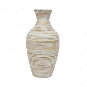 Jarrón de hierba marina vietnamita vintage con incrustaciones de cáscara de huevo para arreglos florales, organizador de plantas para mesa o suelo. - Product Image 3
