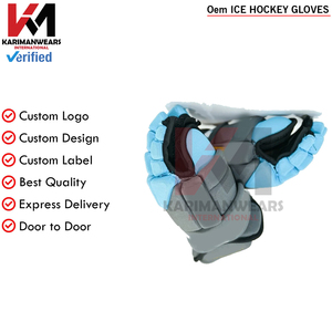 Gants de hockey sur glace OEM respirants et protecteurs pour l'entraînement et les matchs – Fournitures d'équipement - Product Image 4