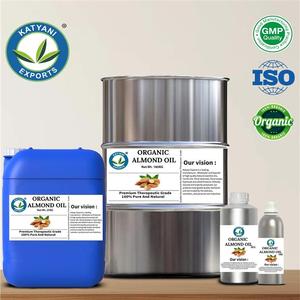 Aceite portador de almendras 100% puro y natural orgánico (Prunus dulcis) prensado en frío, formulación terapéutica de Katyani Export - Product Image 2