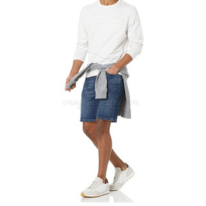 Shorts en jean personnalisés de dernière génération, prix de gros, légers, décontractés, respirants et confortables - Product Image 2