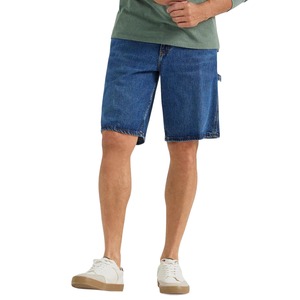 Jeans Personalizados para Hombre, Estilo Vintage, Rectos, de Algodón Transpirable, Lavables, Diseño Azul Cielo, con Botones y Remaches, para Primavera, Shorts Personalizados para Hombre - Product Image 5
