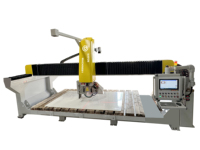 Dafon Découpeuse de pierre automatique à 5 axes CNC 4+1 Scie à pont pour la découpe de dalles de marbre, de granit et de quartz pour la cuisine