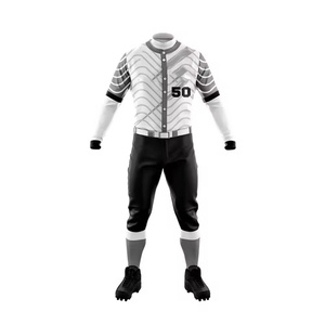 RTS Wholesale Price Premium Quality Custom Made Sublimation Team Baseball Uniform Quick Dry Comfortable Uniform AS-BS-09 - Product Image 1