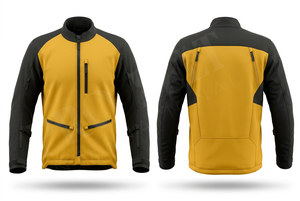 เสื้อแจ็คเก็ตมอเตอร์ไซค์แบบสั่งทำพิเศษ น้ำหนักเบา บุฟองน้ำเพื่อความปลอดภัย ซิปเต็มตัว ผ้า softshell สำหรับกีฬากลางแจ้งและการขี่มอเตอร์ไซค์ - Product Image 2