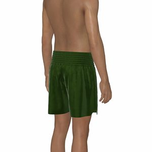 Shorts de Muay Thai de diseño personalizado premium, tela satinada, transpirable, ligera, para entrenamiento en el gimnasio, con cintura elástica para hombres y mujeres. - Product Image 2