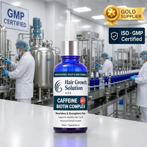 60ml Koffein-Biotin Haarwuchslösung Ical Kopfhaut-Serum Kräuterkomplex Nährende Stärkende Pflege Flaschen - Product Image 6