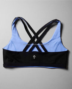 Soutien-gorge de sport respirant sans couture à maintien élevé, écologique, en élasthanne/nylon - Product Image 4