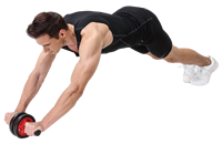Roue abdominale ALLWINWIN ABW65 - Rouleau d'exercice pour le renforcement du tronc et la musculation