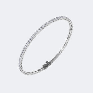 Bracelet tennis serti de diamants princesse 4,392 CTW - Product Image 2