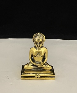 Tượng Thủ Công Mahaveer Bằng Kim Loại Mạ Vàng Tượng Mahavir Swami Để Trang Trí Nhà Sưu Tập Nghệ Thuật Thủ Công - Product Image 3