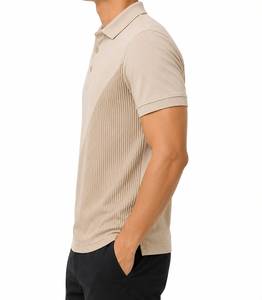 Camisa Polo Clásica para Hombre, Algodón Pique, Bordado Personalizado, Golf, Tenis, Informal de Negocios, Uniforme, Transpirable, Duradera - Product Image 3