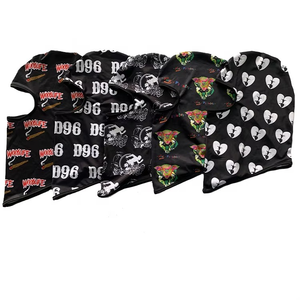 Masque cagoule intégral unisexe pour l'extérieur, en polyester imprimé numériquement, taille adulte 54-56 cm, motif à transfert thermique - Product Image 1