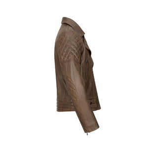 Chaqueta de Cuero Genuino para Hombre, Estilo Motociclista, Informal, para Invierno, Suave, Duradera, Cómoda, Abrigo de Moda Urbana - Product Image 5