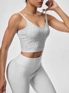 Sujetador deportivo para mujer hecho con tela transpirable que absorbe la humedad, con soporte para entrenamientos en el gimnasio, yoga, fitness, correr y entrenamiento, en oferta. - Product Image 5