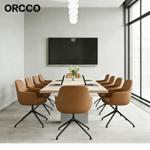 Nouvelle <span class=keywords><strong>chaise</strong></span> <span class=keywords><strong>de</strong></span> <span class=keywords><strong>bureau</strong></span> <span class=keywords><strong>de</strong></span> direction pivotante <span class=keywords><strong>de</strong></span> luxe, confortable, <span class=keywords><strong>en</strong></span> tissu et <span class=keywords><strong>cuir</strong></span>, design italien, pour conférence et réunion - Product Image 2