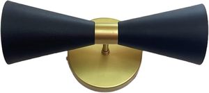 Wall <b>Sconce</b> lamp with 2 Sided Shades, Decorative Lamp for Bedroom, Home Office Decor <b>Light</b> - Product Image 3