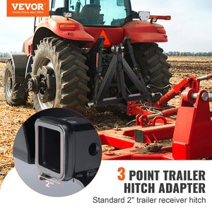 สำหรับ Kubota mahindra Ford yanmar สำหรับ John สำหรับ Deere Massey Ferguson 3-Point Hitch Receiver 2 "1 Tractor TOW การเกษตร - Product Image 2