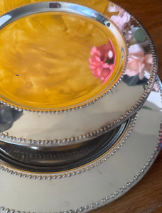 Assiette de présentation ronde en acier inoxydable poli miroir pour table de dîner formelle, banquets d'hôtel et restaurants haut de gamme - Product Image 6