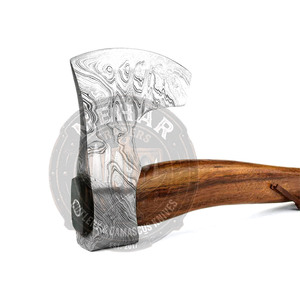 Durable Material Wood Handle Damascus Steel Head Axe Outdoor Accessories <b>Hand</b> <b>Tool</b> Damascus Axe - Product Image 2