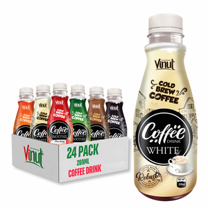 Premium 270ml VINUT Cold Brew Coffee Smooth Arabica Robusta Non-GMO Dairy Gluten Free Private Label Bottle Oferta de muestra gratis - Product Image 1