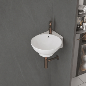 Lavabo de Pared de Cerámica Moderno, Ecológico y Fácil de Limpiar para Uso Comercial en Hospitales, Apartamentos y Hoteles - Product Image 1