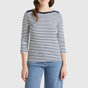 T-shirts décontractés grande taille pour femmes, confortables, col rond, manches longues, motif uni, anti-boulochage, respirants, boutonnés, écologiques - Product Image 6