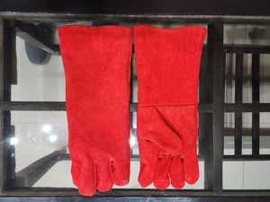 Gants de soudage en cuir personnalisés, isolés thermiquement, protection contre la chaleur et les flammes, robustes, durables, faits à la main, légers, sacs de sécurité - Product Image 6
