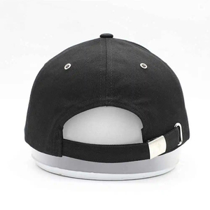 <b>Black</b> <b>Baseball</b> <b>Cap</b> Adjustable Strap Hat Curved Brim Casual Sports <b>Cap</b> for Teamwear Promotion - Product Image 6