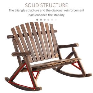 Eco-Friendly Outdoor Folding <b>Chair</b> Waterproof <b>Garden</b> Rocking <b>Chair</b> with Folded Feature <b>Stackable</b> Park Furniture Made of Wood PP - Product Image 4