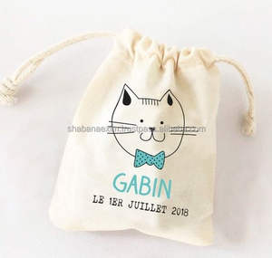 Drawstring Bags Indian Bag Cotton Canvas Personalized Logo Printed Gift Packaging Cosmetic Drawstring Bag Storage <b>Clothes</b> Bag - Product Image 3