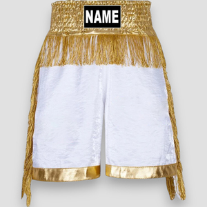 Custom Logo Mens Muay Thai Shorts Personalized Sponsor Martial Competition Fight Kick boxing Muay Thai Shorts OEM - Product Image 4