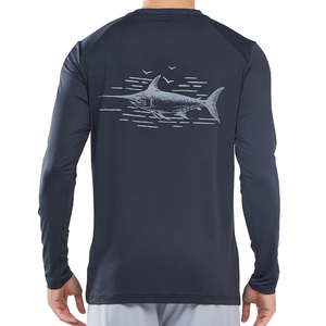 Ropa de Pesca de Secado Rápido Personalizada al por Mayor, Sudadera con Capucha y Camiseta de Manga Larga con Protección UV UPF 50+ para Deportes al Aire Libre - Product Image 2