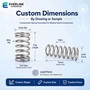 Ressorts de compression médicaux personnalisés avec une approvisionnement OEM stable et traçable pour les systèmes de pompes à perfusion et à seringue - Product Image 3