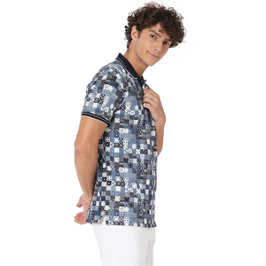 Polo pour hommes décontracté à sublimation, personnalisable avec logo, en coton, motif uni, respirant, idéal pour la vente en gros - Nouveauté très demandée - Product Image 3