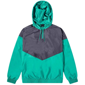 New Style <b>Mens</b> Retro Color Block Windbreaker <b>Jacket</b> Half Zip Hooded Lightweight <b>Pullover</b> Outdoor Streetwear <b>Jacket</b> - Product Image 2