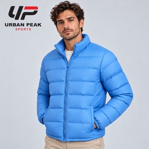 Chaqueta Acolchada Moderna para Hombre con Paneles de Color en Contraste, Detalles de Costura Modernos y Ajuste Cómodo para el Día a Día - Product Image 5