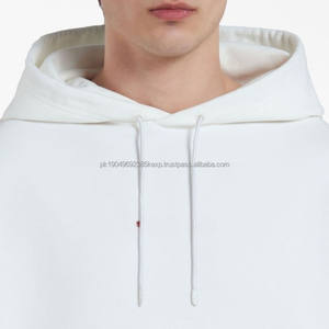Sweat-shirts à capuche personnalisés pour hommes en coton à épaules tombantes avec poches fonctionnelles Sweat-shirt à capuche oversize Pull lourd pour hommes - Product Image 5