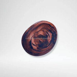 Best Selling <b>Resin</b> Round Shape <b>Resin</b> Tray Serving Platter Handmade Artisan Home Accessory <b>Resin</b> <b>Crafts</b> Unshape Sering Platters - Product Image 1