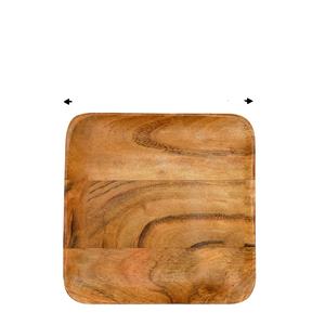 Platos de Servir Ecológicos de Madera Reciclada con Monogramas Grabados para Bodas - Platos de Comedor Modernos y de Lujo Personalizados - Product Image 2
