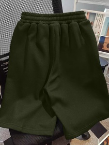 Shorts cargo pour hommes à taille élastique, décontractés, taille mi-haute, avec plusieurs poches, pour les voyages, le camping et le quotidien - Product Image 5