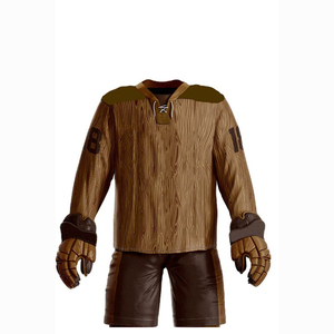 Servicio OEM al por Mayor, Uniformes de Hockey sobre Hielo Hechos a Medida, Conjuntos de Práctica con Jersey y Pantalones, Antibacterianos, Transpirables, Ecológicos y de Secado Rápido - Product Image 1