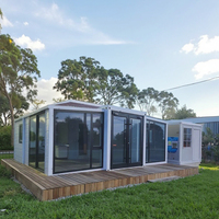 Maisons préfabriquées personnalisées en usine Restaurant conteneur modulaire de luxe à vendre Villa à 2 étages Maison conteneur extensible
