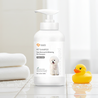 Shampooing et Gel de Bain de Luxe Tango Bichon Frise - Nettoyant Blanchissant Professionnel pour Animaux de Compagnie 500mL Anti-Taches Jaunes Anti-Acariens Blanc