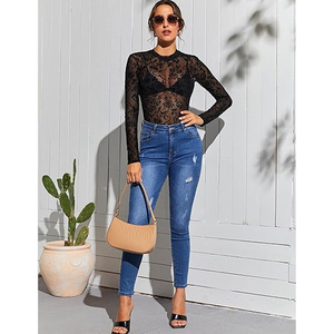 Women Eco-Friendly Activewear Faux Leather <b>Bodysuit</b> Sleeveless Scoop Neck Solid Color Stretchy Skinny Fit Tube Top All Seasons - Product Image 4