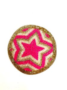 Flower <b>Beaded</b> <b>Coaster</b> Handmade Daisy Table Mat Cute Aesthetic Drink <b>Coaster</b> Set - Product Image 3