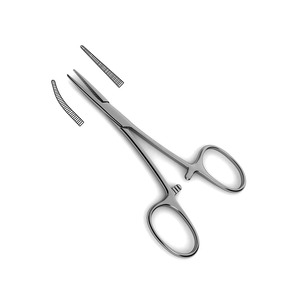 Pinces hémostatiques micro-vasculaires OEM Premium STR CVD en acier inoxydable, instrument chirurgical, pince à vaisseaux fins CE - Product Image 1