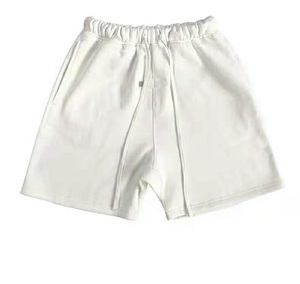 Shorts Hip Hop pour Homme en Molleton Tricoté 100% Coton Uni, Taille Mi-Haute, avec Cordon de Serrage, Respirant, Séchage Rapide, pour la Gym et l'Entraînement Décontracté - Product Image 5
