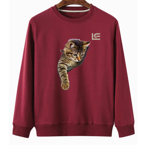Sweat-shirt d'hiver respirant de haute qualité pour homme, coupe décontractée, en molleton 100 % coton, avec logo personnalisé - Product Image 1