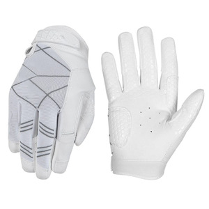 Gants de frappe classiques personnalisés pour adultes, paire, baseball, softball, spandex, gris, noir, fermeture auto-agrippante, ambidextres - Product Image 3